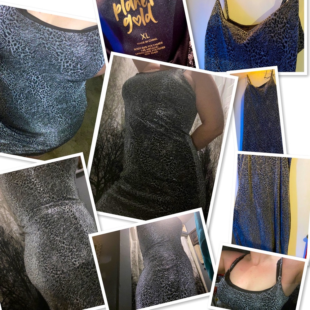 Planet gold lx sliver slimmer sliming dress